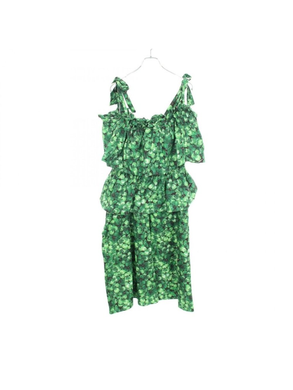 Dolce & Gabbana Set Frill Camisole Blouse Clover Ftbqmt Cotton Top